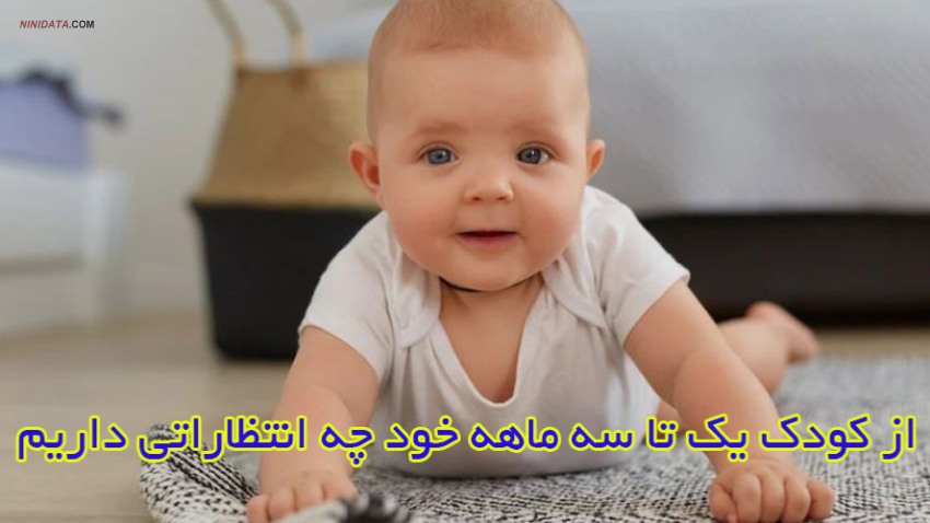 www.ninidata.com | از کودک یک تا سه ماهه خود چه انتظاراتی داریم